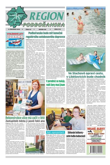 Obálka e-magazínu Region Podbořanska 27/2015