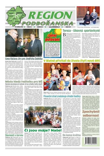 Obálka e-magazínu Region Podbořanska 20/2016