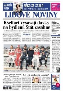 Obálka e-magazínu Lidové noviny 25.4.2014