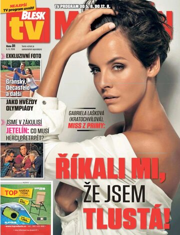 Obálka e-magazínu Blesk Tv magazín - 5.8.2016