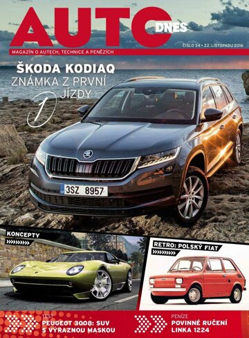 Obálka e-magazínu Auto DNES 22.11.2016