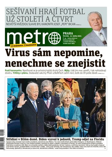 Obálka e-magazínu deník METRO 21.1.2021