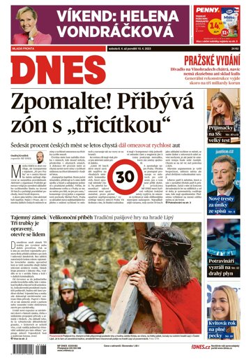 Obálka e-magazínu MF Dnes 8.4.2023