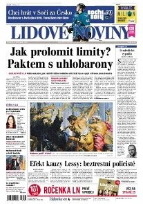 Obálka e-magazínu Lidové noviny 5.12.2013