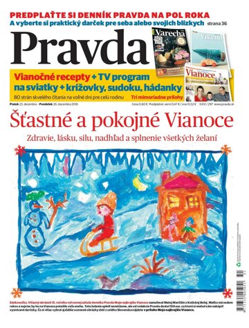 Obálka e-magazínu Pravda 23.12.2016