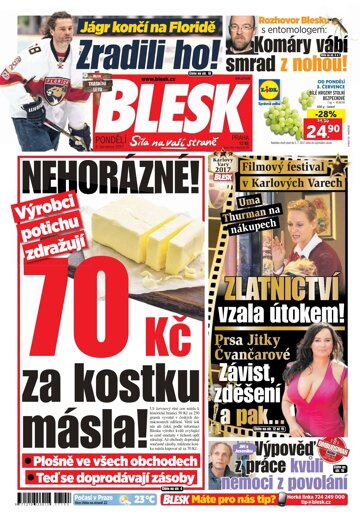 Obálka e-magazínu Blesk 3.7.2017