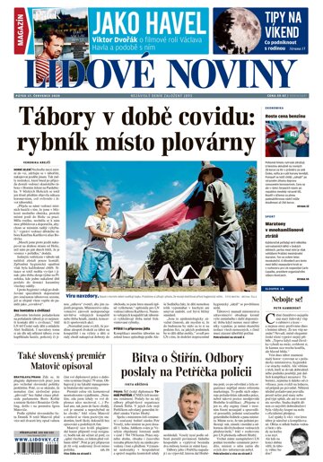 Obálka e-magazínu Lidové noviny 17.7.2020