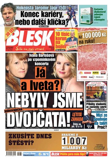 Obálka e-magazínu Blesk 4.10.2022