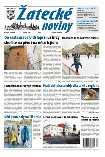 Obálka e-magazínu Žatecké noviny 2/2022