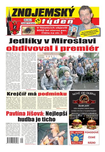 Obálka e-magazínu Znojemský týden 29/2017