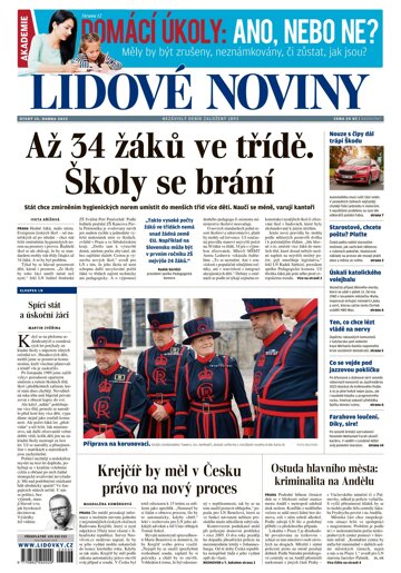 Obálka e-magazínu Lidové noviny 25.4.2023