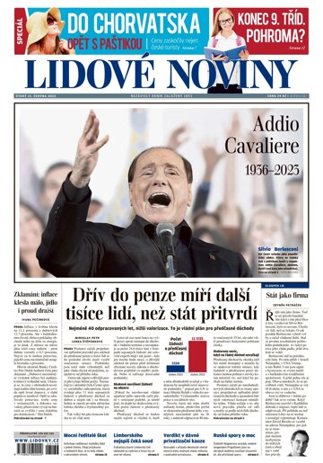 Obálka e-magazínu Lidové noviny 13.6.2023