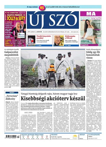 Obálka e-magazínu Új Szó 4.6.2015