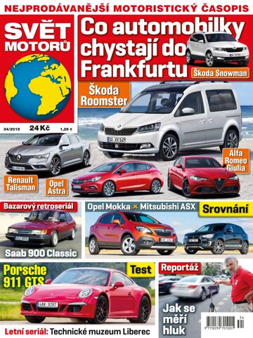 Obálka e-magazínu Svět motorů 17.8.2015