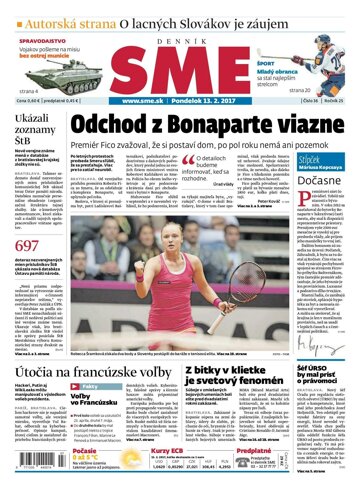 Obálka e-magazínu SME 13.2.2017