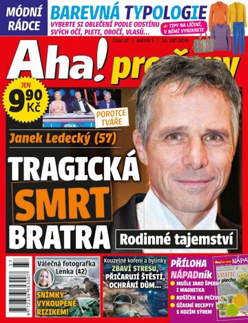 Obálka e-magazínu AHA! pro ženy 37/2019