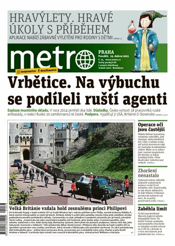 Obálka e-magazínu deník METRO 19.4.2021