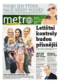 Obálka e-magazínu deník METRO 29.1.2014