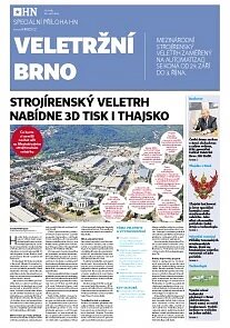 Obálka e-magazínu Hospodářské noviny - příloha 188 - 25.9.2014 Veletrzni Brno