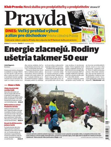 Obálka e-magazínu Pravda 29. 11. 2014