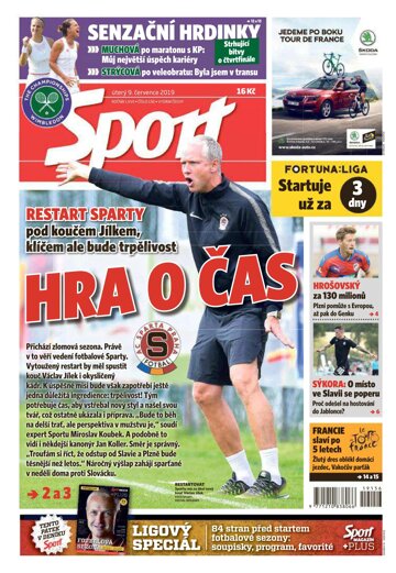 Obálka e-magazínu Sport 9.7.2019