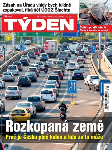 Obálka e-magazínu Týden 34/2015