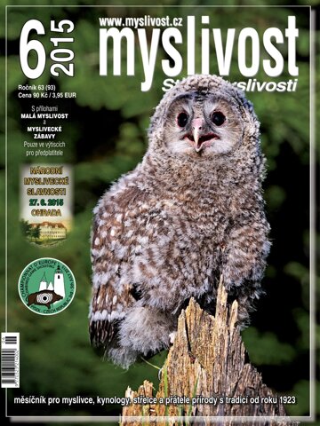 Obálka e-magazínu Myslivost 6/2015