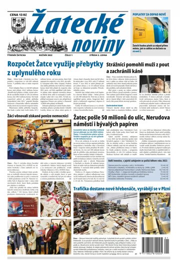 Obálka e-magazínu Žatecké noviny 1/2022