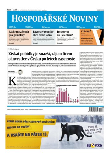 Obálka e-magazínu Hospodářské noviny 243 - 13.12.2024