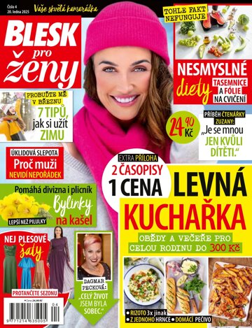 Obálka e-magazínu Blesk pro ženy 4/2025