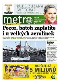 Obálka e-magazínu deník METRO 6.11.2013