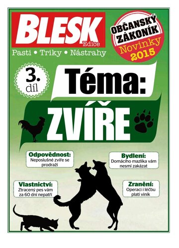 Obálka e-magazínu Blesk příloha ZVÍŘE - 16.2.2015