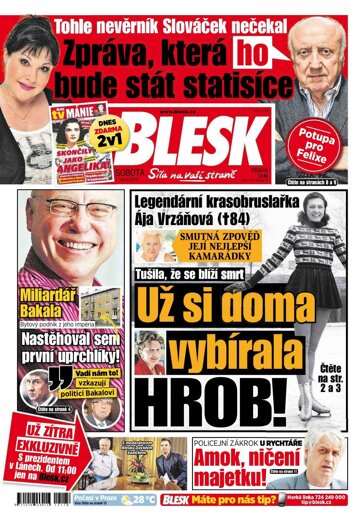 Obálka e-magazínu Blesk 1.8.2015