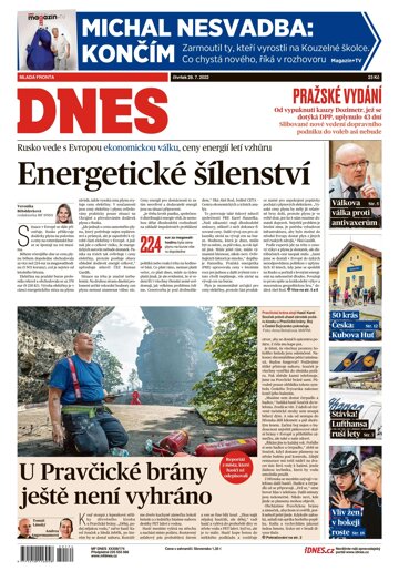 Obálka e-magazínu MF Dnes 28.7.2022