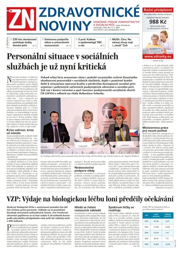 Obálka e-magazínu Ze Zdravotnictví 18/2017