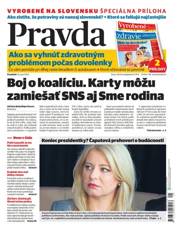 Obálka e-magazínu Pravda 19. 6. 2023