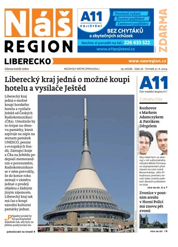 Obálka e-magazínu Náš Region - Liberecko 26/2024