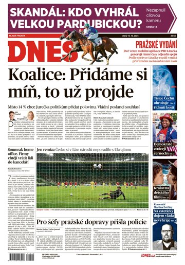 Obálka e-magazínu MF Dnes 15.10.2024