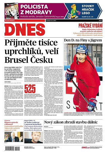 Obálka e-magazínu MF Dnes 14.5.2015