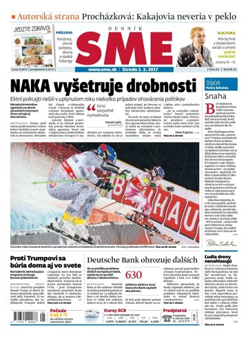 Obálka e-magazínu SME 1.2.2017