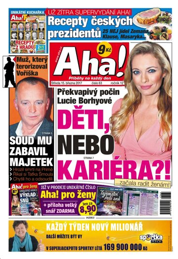 Obálka e-magazínu AHA! 15.3.2017