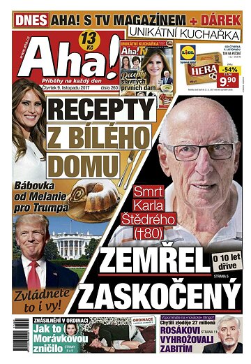 Obálka e-magazínu AHA! 9.11.2017