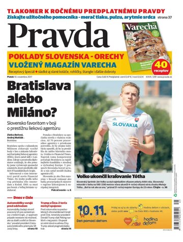 Obálka e-magazínu Pravda 10.11.2017