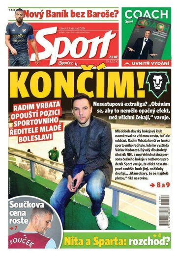 Obálka e-magazínu Sport 5.5.2020