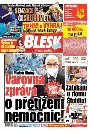 Obálka e-magazínu Blesk 18.2.2021