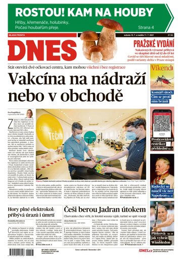 Obálka e-magazínu MF Dnes 10.7.2021