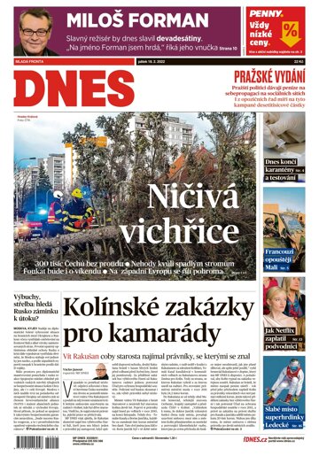 Obálka e-magazínu MF Dnes 18.2.2022