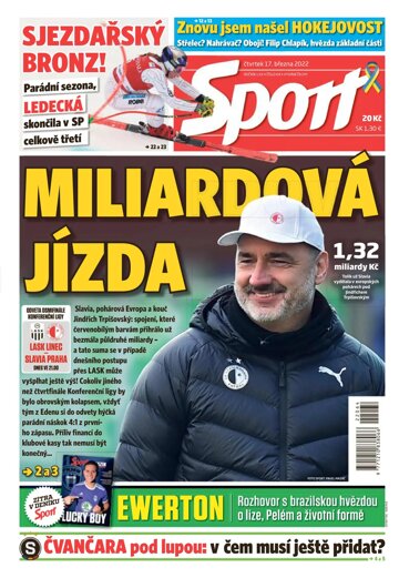 Obálka e-magazínu Sport 17.3.2022