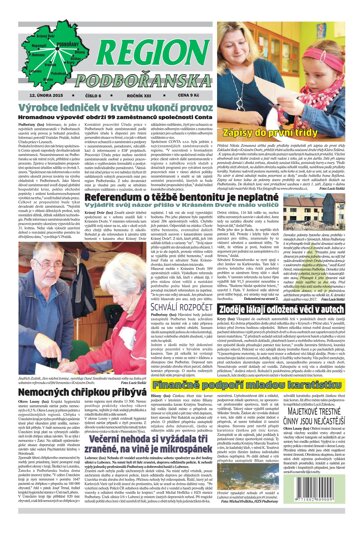 Obálka e-magazínu Region Podbořanska 6/2015