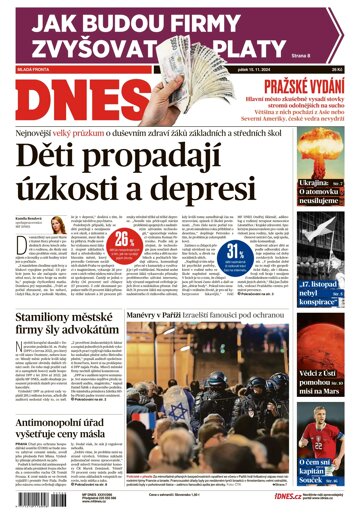 Obálka e-magazínu MF Dnes 15.11.2024